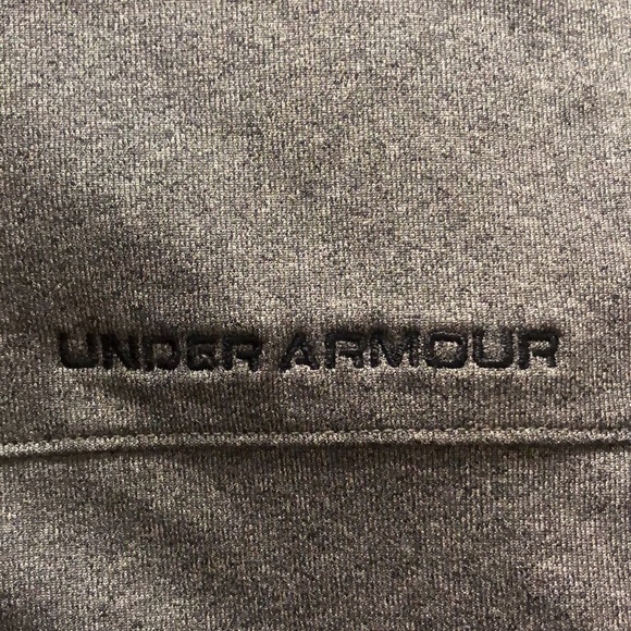 Under Armour Men’s Gray Loose Fit Heat Gear Polo, Large - Picture 6 of 8